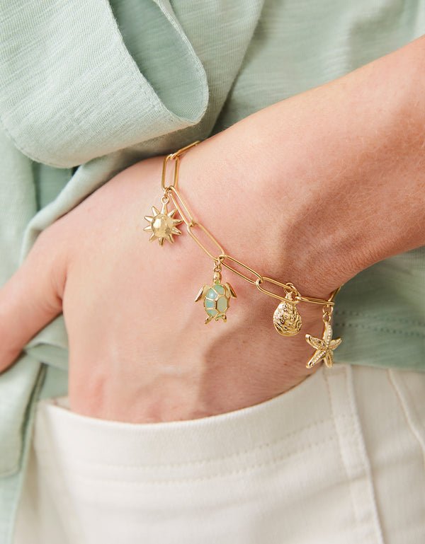 Seashore Charm Bracelet 7.5" - Splash Collection