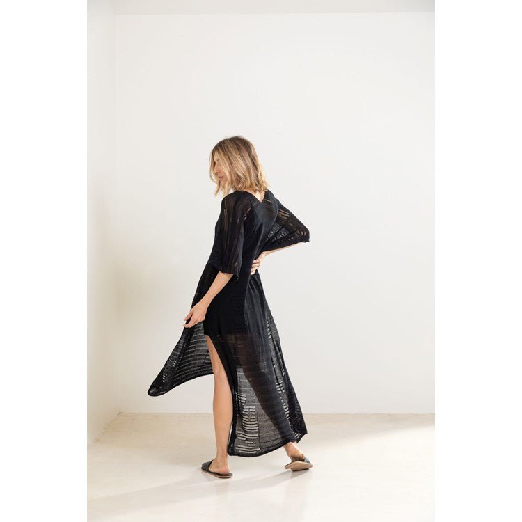 Souk Knit Tunic Cover-up - Available in Black, Sandstone, & Spice
