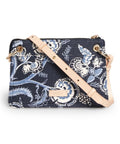 Spartina 449 | Navy & Blue Floral Oyster Factory Carrie Crossbody Bag