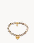 Stretch Bracelet 6mm Rose Sparkle/Bee
