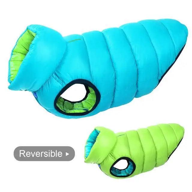 Reversible Winter Dog Jacket – 3-Layer Waterproof Vest Coat for Small to Large Dogs