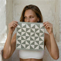 Italic Umbra Towels – 100% Australian Cotton, 600 GSM | Sage & Ecru | Sets from 2 to 12