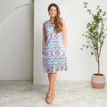 Zoey Quick Dry Sleeveless Shift Dress with Pockets